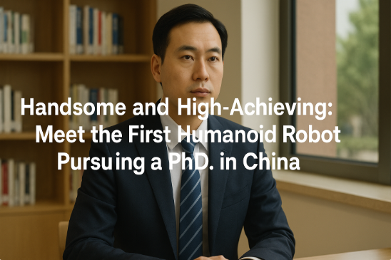 Guapo y Sobresaliente: Conoce al Primer Robot Humanoide que Cursa un Doctorado en China